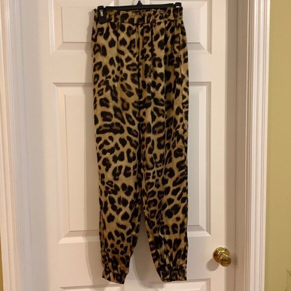 Hayden size medium animal print jogger pants - Picture 2 of 10